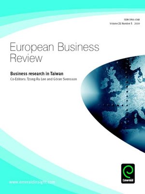 cover image of European Business Review, Volume 21, Issue 5